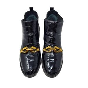 Tory Burch Jessa 45MM Lug Sole Chelsea Boots Perfect Black 61392 Size US 9.5